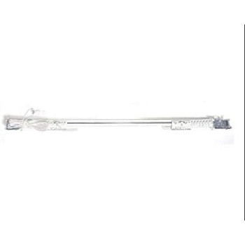 American Style Corded Adjustable Curtain Rail With Hanging Hooks, (White,160-290Cm)