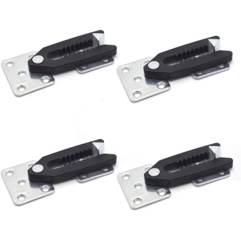 Antrader 4Pcs Sofa Couch Sectional Furniture Connector Joint Snap Alligator Style Sofa Accessories With Screws