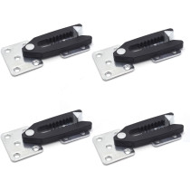 Antrader 4Pcs Sofa Couch Sectional Furniture Connector Joint Snap Alligator Style Sofa Accessories With Screws