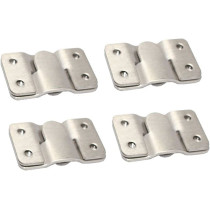 Antrader Furniture Interlock Stainless Steel Sectional Sofa Connector Photo Frame Bracket 8 Pack