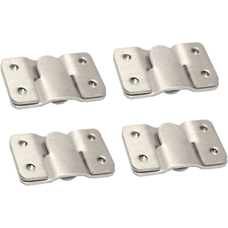 Antrader Furniture Interlock Stainless Steel Sectional Sofa Connector Photo Frame Bracket 8 Pack