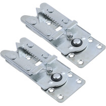 Antrader Sectional Couch Connector Metal Alligator Style Furniture Connector Snap With Screws 2-Pack