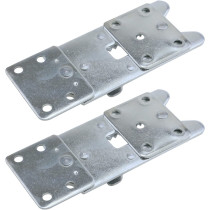 Antrader Sectional Couch Connector Metal Alligator Style Furniture Connector Snap With Screws 2-Pack