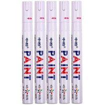 AQSON Car Moto Auto Permanent Tyre Tread Rubber Waterproof White Marker Paint Pen - 10 Pieces