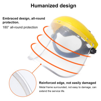 Balacoo Safety Face Cover For Women And Men - Protective Full Face Cover Anti-Splash Safety Face Cover Equipment Eye Headgear Welding Grinding Cutting Shield
