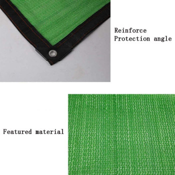 Green Shade Net, Sunblock Shade Cloth Thickened Insulation Net, 80% Shading Rate, Suitable For Garden Outdoor Balcony Succulent Shading Net, Sunscreen Net