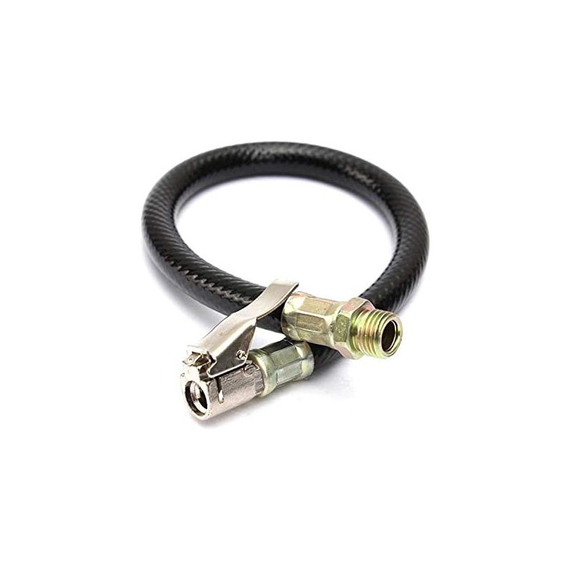 Beauenty Flexible Clip On Air Tyre For Motor Bicycle Bike Car Tire Chuck Tube Inflator Hose
