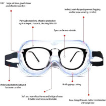BSFASF Men Women Anti Virus Safety Goggles Anti Fog Dust Glasses Eye Protection Fully Sealed Anti Spray Goggle