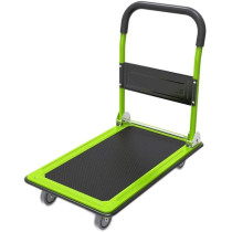 BTYAY Folding Platform Cart Rolling Flatbed Cart Hand Platform Truck Push Dolly For Loading, Green