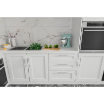 BUHO1991 Kitchen Handles With Screws Stainless Steel T Bar Cabinet Cupboard Handle Pull Handle Door Handle Set For Kitchen Drawer Bedroom Furniture