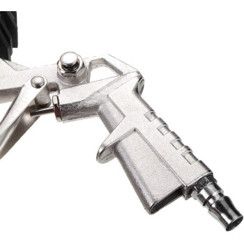 CAIDIEQUEEN 1Pc 220Psi Car Tyre Inflator Also Deflator Pump Psi Bar Air Hose With Air Pressure Gauge For Auto Truck Suv Motorcycles