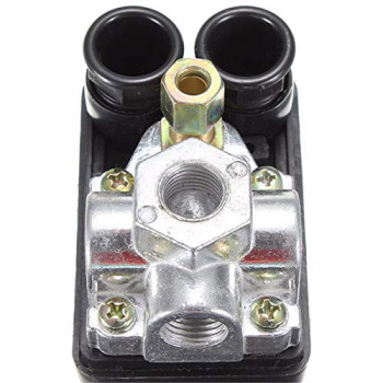 CARABAZ 90-120 Psi Air Compressor Parts Pneumatic Switch Valve Air Pump Automatic Switch Pressure Controller 12 Bar 20A 220V 4 Port