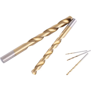 CHICIRIS Twist Drill, Hss Drill Bit, Sharp Twisted Drill Bits High Speed Beautiful Color High Hardness For Industry Great