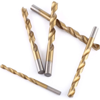 CHICIRIS Twist Drill, Hss Drill Bit, Sharp Twisted Drill Bits High Speed Beautiful Color High Hardness For Industry Great