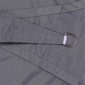 CLG Triangle Sun Shade Sail, Outdoor Swimming Pools Garden Patio, Waterproof 98% Anti-Uv Sunscreen Awning Canopy, Various Sizes, Easy Clean, Dark Grey