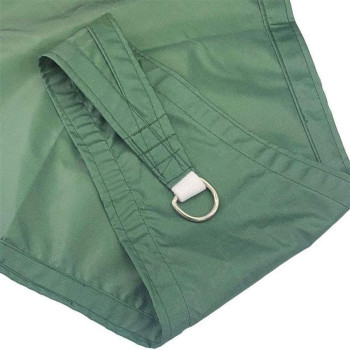 CLG Triangle Sun Shade Sail, Outdoor Swimming Pools Garden Patio, Waterproof 98% Anti-Uv Sunscreen Awning Canopy, Various Sizes, Easy Clean, Dark Green