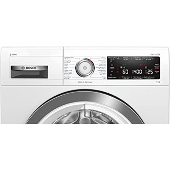 Bosch Series 8 Front Load Washing Machine, 1400 RPM - WAV28KH0GC, White