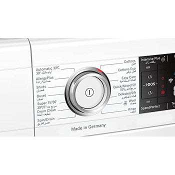 Bosch Series 8 Front Load Washing Machine, 1400 RPM - WAV28KH0GC, White