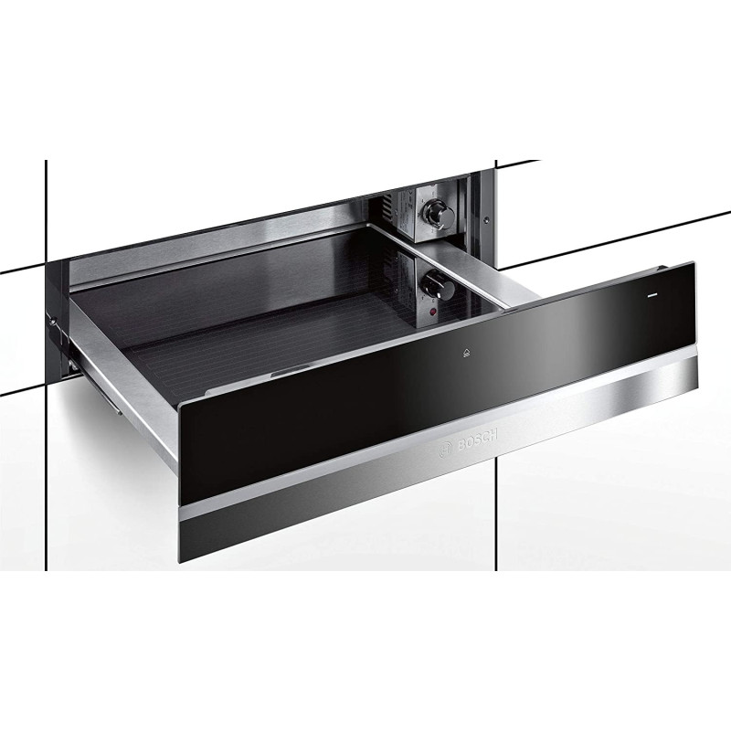 Bosch Serie Refrigerator 8, 14 cm, 20L Built-in Warming Drawer - BIC630NS1M, 1 Year Warranty