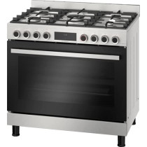 Bosch Series 8 Gas Range Cooker Stainless Steel HIZ5G7W50M, Min 1 year manufacturer warranty