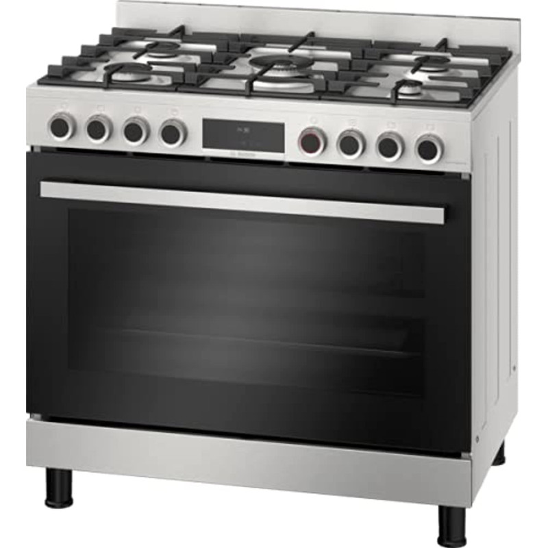 Bosch Series 8 Gas Range Cooker Stainless Steel HIZ5G7W50M, Min 1 year manufacturer warranty