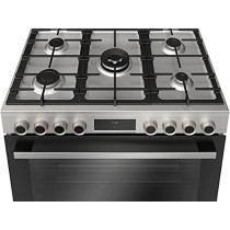 Bosch Series 8 Gas Range Cooker Stainless Steel HIZ5G7W50M, Min 1 year manufacturer warranty