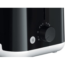 Braun Breakfast - Toaster Ht 1010 Bk, 2 Slots, 8 Browning Settings, Bun Warmer, 900 Watts, Black."Min 1 year manufacturer warranty"
