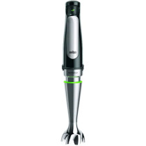 Braun Hand Blender Multiquick 7 1000W With 600Ml BPA-Free Beaker, 1.5L Food Processor, 350Ml Chopper, Puree/Masher, Whisk, Easy Smartspeed, Splashcontrol & Powerbell Plus Technology Mq 7087X Black