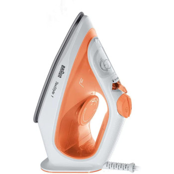 Braun TexStyle 1 Steam Iron SI 1009, 1900 Watts, 50% Energy Saving, Orange