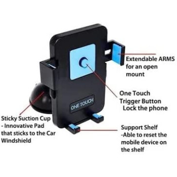 Broadway Universal One Touch Windshield Car Mobile Holder