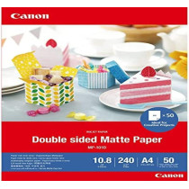 Canon 4076C005 Photo Paper Matt A4 4076C005, Matt, 240 g/m2, A4, 10.8 um, 50 pc(s),One Size,Double Matte Photo Paper A4 50 Sheets