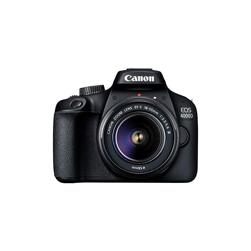 Canon EOS 4000D EF-S 18-55mm III Lens - Black