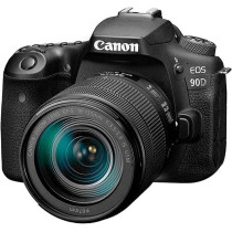 Canon Eos 90D DSLR Camera With Ef S 18 135Mm Is USm Lens 32.5 Mp 4K Vari Angle Touchscreen, Black, 3616C017