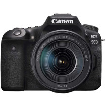 Canon Eos 90D DSLR Camera With Ef S 18 135Mm Is USm Lens 32.5 Mp 4K Vari Angle Touchscreen, Black, 3616C017