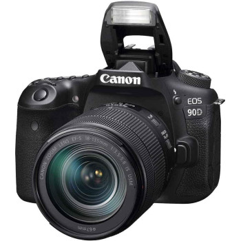 Canon Eos 90D DSLR Camera With Ef S 18 135Mm Is USm Lens 32.5 Mp 4K Vari Angle Touchscreen, Black, 3616C017