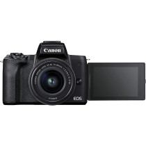 Canon Eos M50 Mark II Mirrorless Vlogging Camera Kit With Ef-M 15-45Mm Lens, Black
