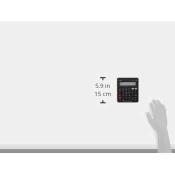 Casio MJ-120D Plus - BK, 300 Steps Check and Correct, Desktop Calculator with Tax & GT Keys