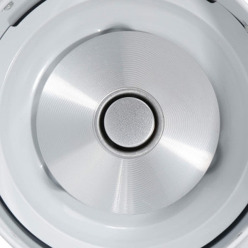 Clikon - 2.2 Litre Electric Rice Cooker/Food Steamer, Nonstick Basket/Measuring Cup & Spatula, Keep Warm Function, 900 Watts, White - CK2129-N