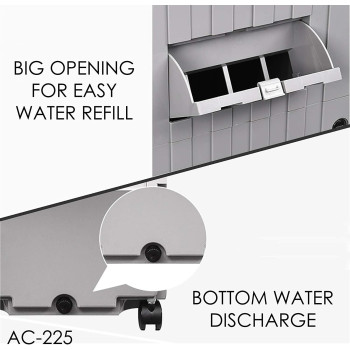 Crownline Portable Evaporative Air Cooler, White, AC-225, Min 1 Year Manufacturer Warranty