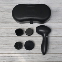 Electric Shoes Polisher Handheld Cleaning Machine Leather Shine Brush Shoes Cleaning Brush Kit for Leather Bags Clothes