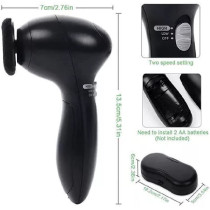 Electric Shoes Polisher Handheld Cleaning Machine Leather Shine Brush Shoes Cleaning Brush Kit for Leather Bags Clothes