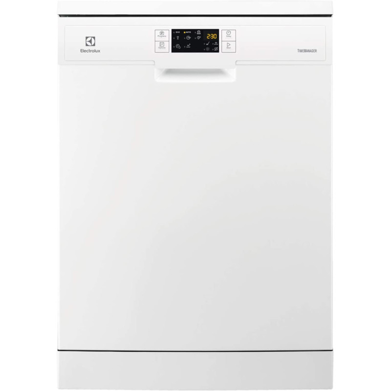 Electrolux 6 Programmes 13 Place settings Free standing Dishwasher, White - ESF5542LOW"Min 1 year manufacturer warranty"