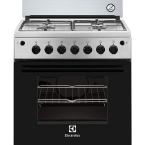 Electrolux 60X60 cm Gas Cooker, Ekg611A1Ox"Min 1 year manufacturer warranty"