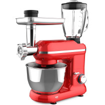 Frigidaire Stand Mixer With Blender Meat Grinder FD5126, 1 Year Warranty, Red
