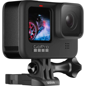 GoPro HERO9 Black - Waterproof Action Camera with Front LCD and Touch Rear Screens, 5K Ultra HD Video SDSQXA2-064G-GN6MN