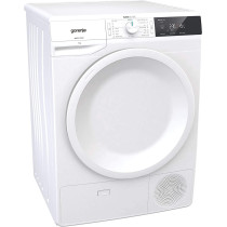 Gorenje De7B, 7 Kg Freestanding Condenser Tumble Dryer, 16 Programs, Sensor Drying And Anti Crease Function, Low Temperature Option, White, 1 Year Warranty