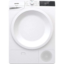 Gorenje De7B, 7 Kg Freestanding Condenser Tumble Dryer, 16 Programs, Sensor Drying And Anti Crease Function, Low Temperature Option, White, 1 Year Warranty