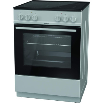 Gorenje Ec6111Sg, 60 Cm Freestanding Ceramic Cooker,65 Liters Multifunction Oven, Enlarged Baking Surface, Easy Cleaning With Aqua Clean Function, Stainless Steel."Min 1 year manufacturer warranty"