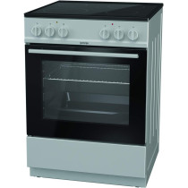 Gorenje Ec6111Sg, 60 Cm Freestanding Ceramic Cooker,65 Liters Multifunction Oven, Enlarged Baking Surface, Easy Cleaning With Aqua Clean Function, Stainless Steel."Min 1 year manufacturer warranty"