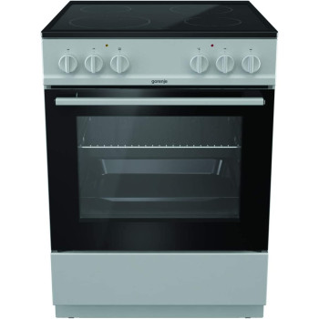 Gorenje Ec6111Sg, 60 Cm Freestanding Ceramic Cooker,65 Liters Multifunction Oven, Enlarged Baking Surface, Easy Cleaning With Aqua Clean Function, Stainless Steel."Min 1 year manufacturer warranty"